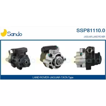 Pompe hydraulique, direction SANDO SSP81110.0