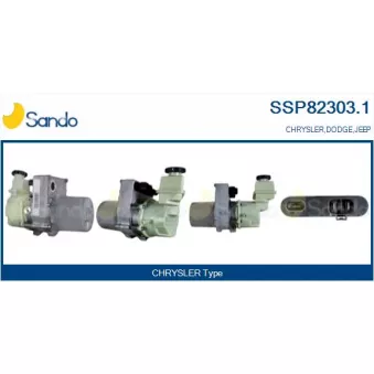 Pompe hydraulique, direction SANDO SSP82303.1