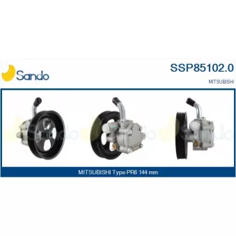 Pompe hydraulique, direction SANDO SSP85102.0