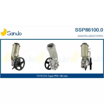 Pompe hydraulique, direction SANDO SSP86100.0