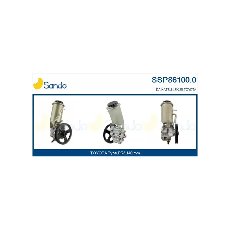 Pompe hydraulique, direction SANDO SSP86100.0