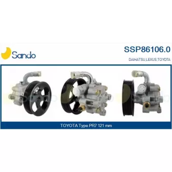 Pompe hydraulique, direction SANDO SSP86106.0