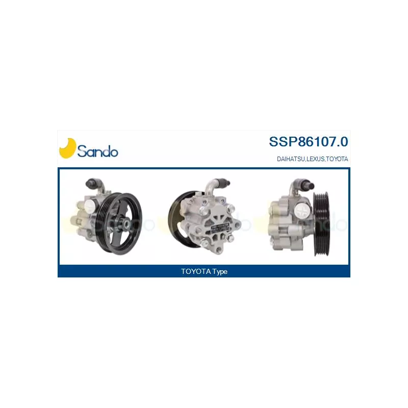 Pompe hydraulique, direction SANDO SSP86107.0