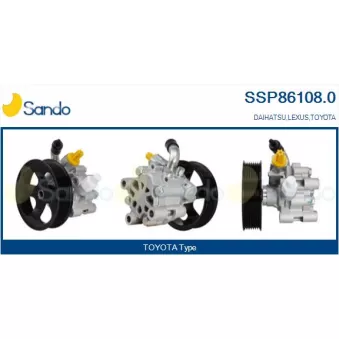 Pompe hydraulique, direction SANDO SSP86108.0
