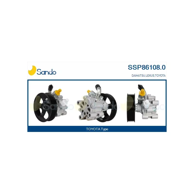 Pompe hydraulique, direction SANDO SSP86108.0