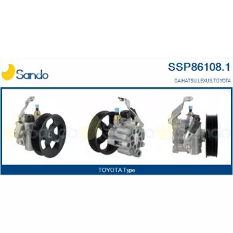 Pompe hydraulique, direction SANDO SSP86108.1