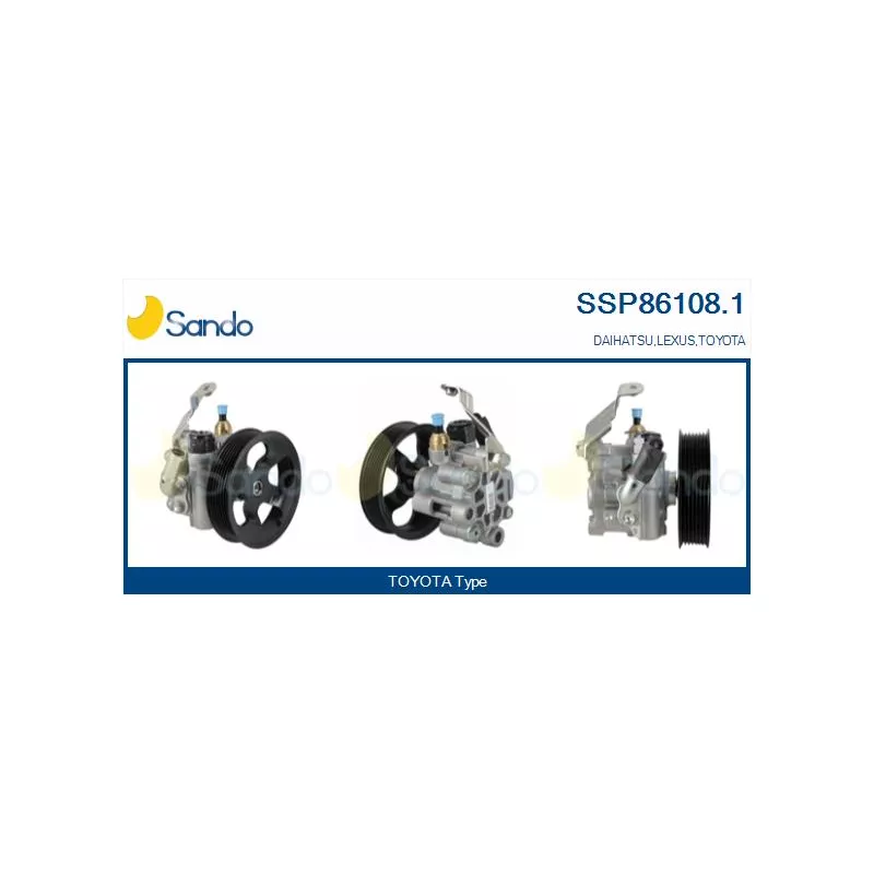 Pompe hydraulique, direction SANDO SSP86108.1