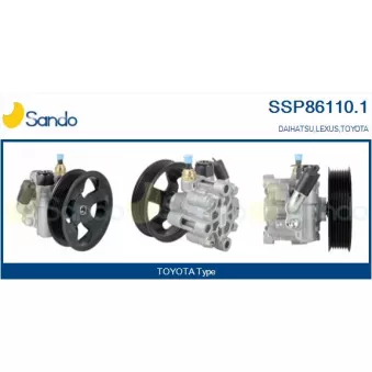 Pompe hydraulique, direction SANDO SSP86110.1