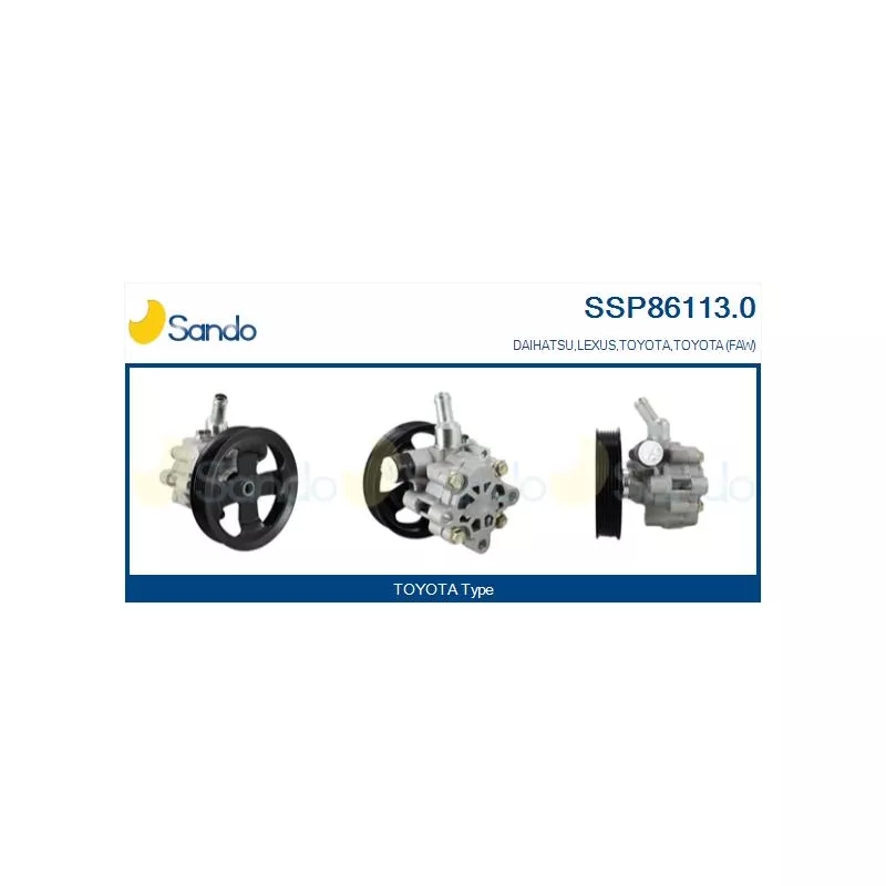 Pompe hydraulique, direction SANDO SSP86113.0