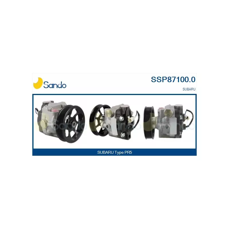 Pompe hydraulique, direction SANDO SSP87100.0