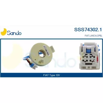 Détecteur de l'angle de braquage SANDO