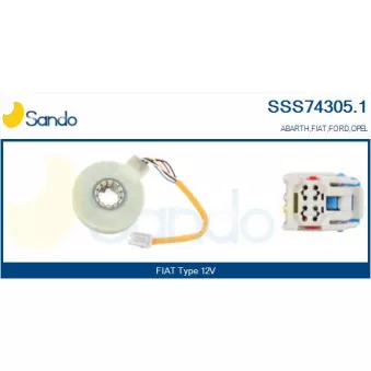 Détecteur de l'angle de braquage SANDO SSS74305.1