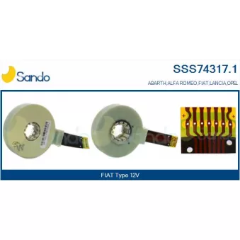 Détecteur de l'angle de braquage SANDO SSS74317.1