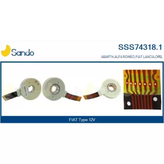 Détecteur de l'angle de braquage SANDO SSS74318.1