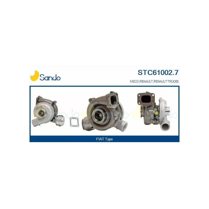 Turbocompresseur, suralimentation SANDO STC61002.7