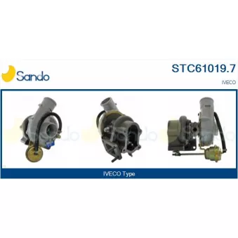 Turbocompresseur, suralimentation SANDO STC61019.7