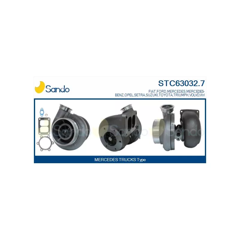 Turbocompresseur, suralimentation SANDO STC63032.7