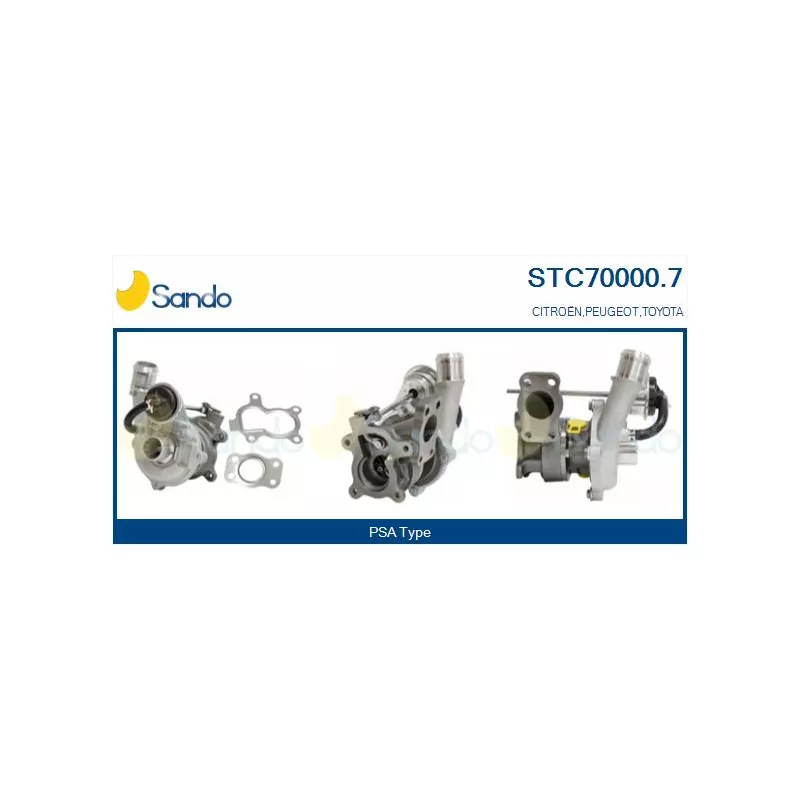 Turbocompresseur, suralimentation SANDO STC70000.7