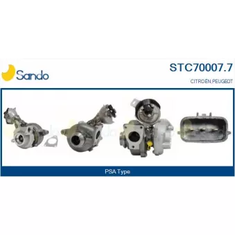 Turbocompresseur, suralimentation SANDO STC70007.7