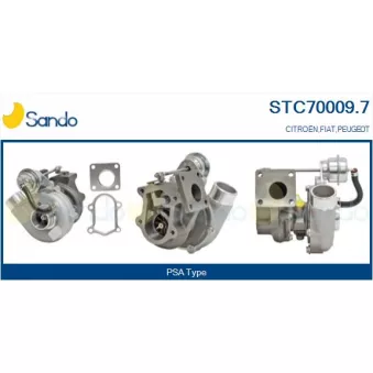 Turbocompresseur, suralimentation SANDO STC70009.7