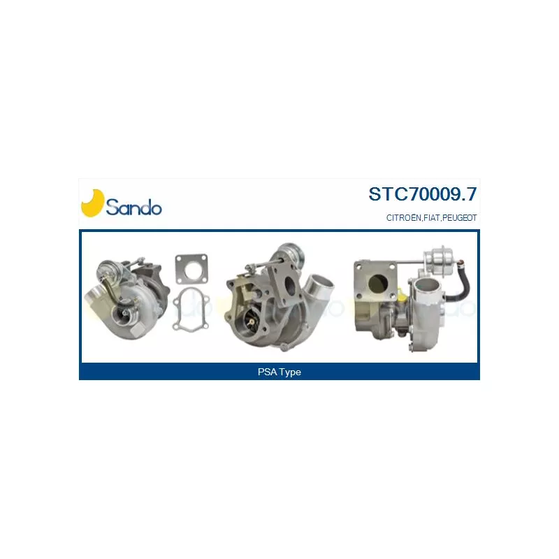 Turbocompresseur, suralimentation SANDO STC70009.7