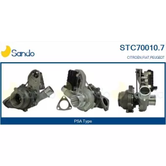 Turbocompresseur, suralimentation SANDO STC70010.7