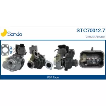 Turbocompresseur, suralimentation SANDO STC70012.7