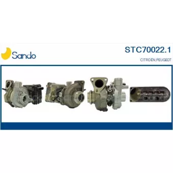Turbocompresseur, suralimentation SANDO STC70022.1