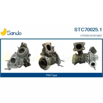 Turbocompresseur, suralimentation SANDO STC70025.1