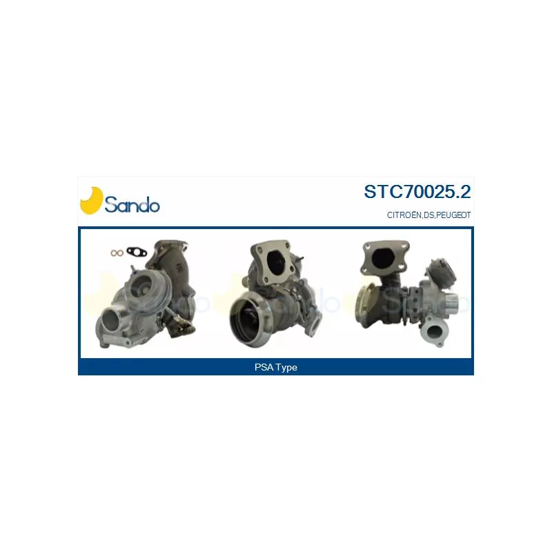 Turbocompresseur, suralimentation SANDO STC70025.2