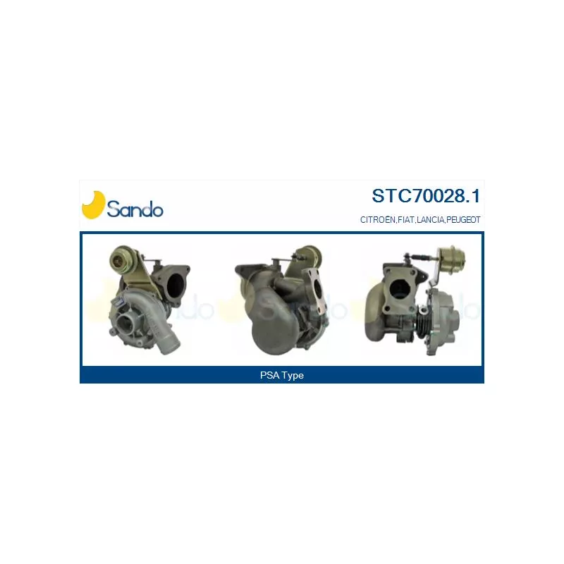 Turbocompresseur, suralimentation SANDO STC70028.1