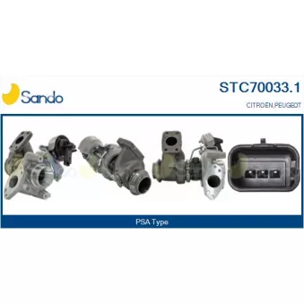 Turbocompresseur, suralimentation SANDO STC70033.1