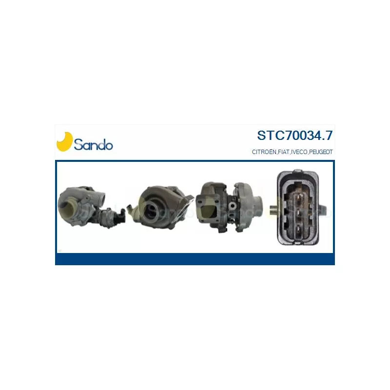 Turbocompresseur, suralimentation SANDO STC70034.7
