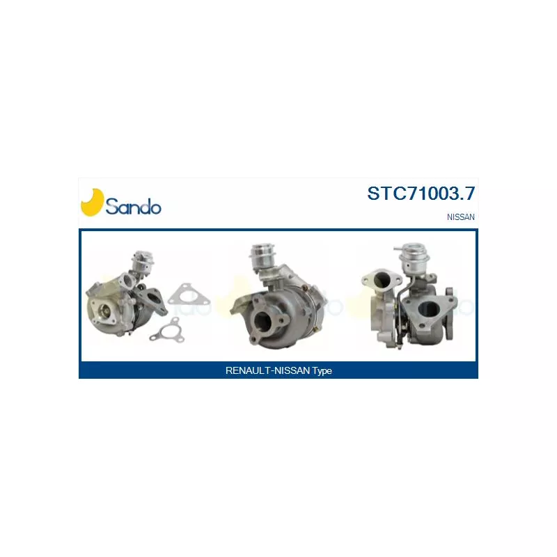 Turbocompresseur, suralimentation SANDO STC71003.7