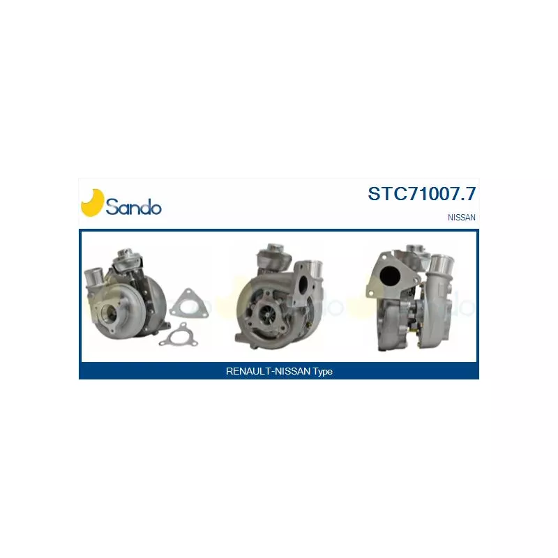 Turbocompresseur, suralimentation SANDO STC71007.7
