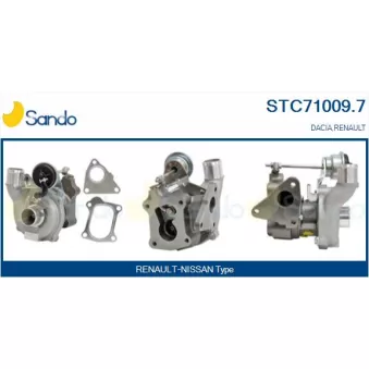 Turbocompresseur, suralimentation SANDO STC71009.7