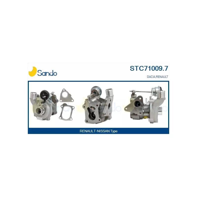 Turbocompresseur, suralimentation SANDO STC71009.7