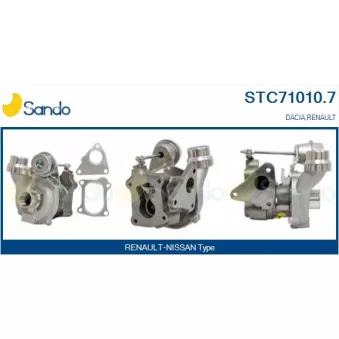 Turbocompresseur, suralimentation SANDO STC71010.7