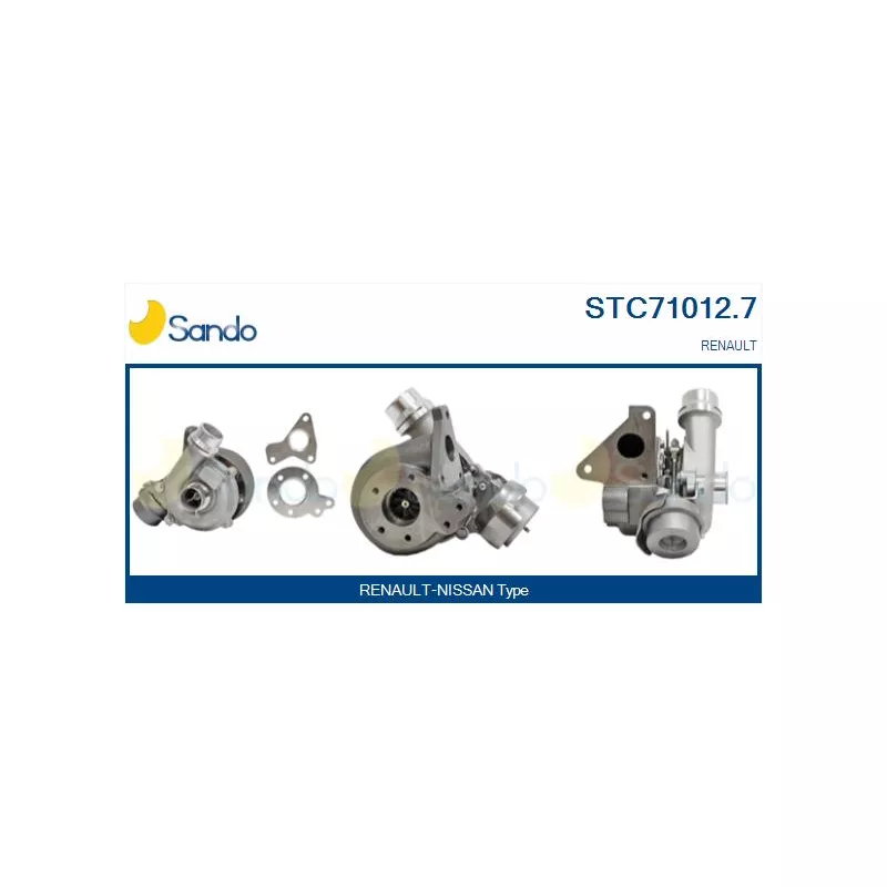 Turbocompresseur, suralimentation SANDO STC71012.7
