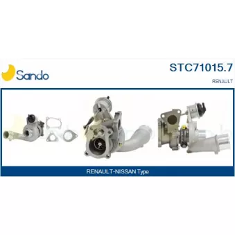 Turbocompresseur, suralimentation SANDO STC71015.7