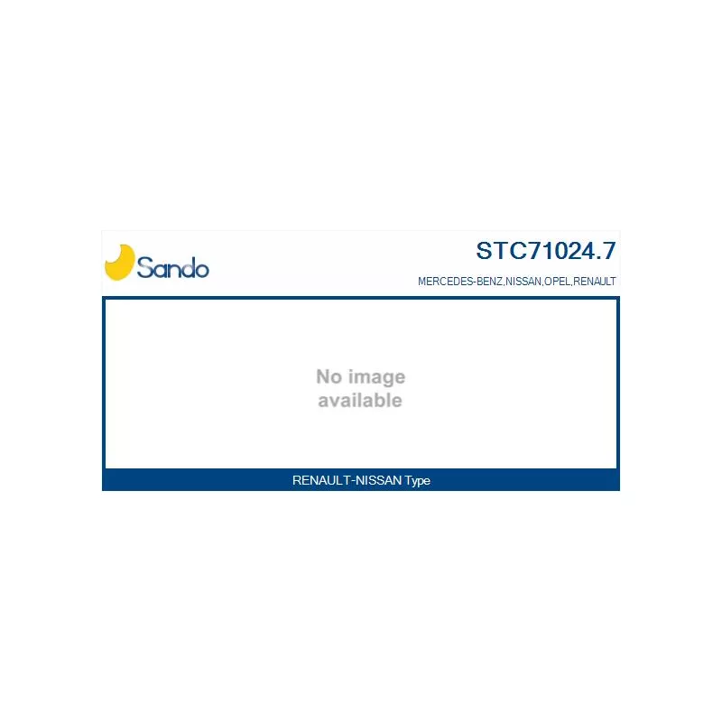 Turbocompresseur, suralimentation SANDO STC71024.7