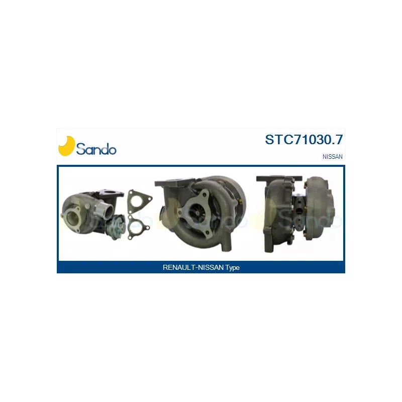 Turbocompresseur, suralimentation SANDO STC71030.7