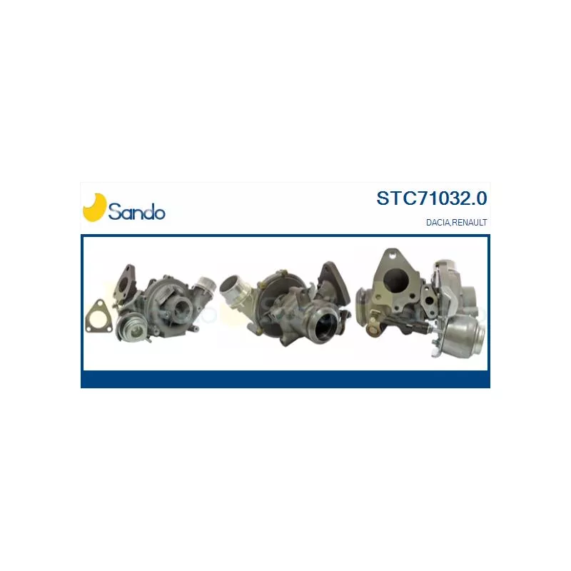 Turbocompresseur, suralimentation SANDO STC71032.0