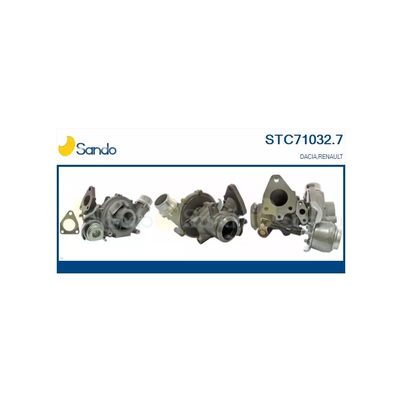 Turbocompresseur, suralimentation SANDO STC71032.7