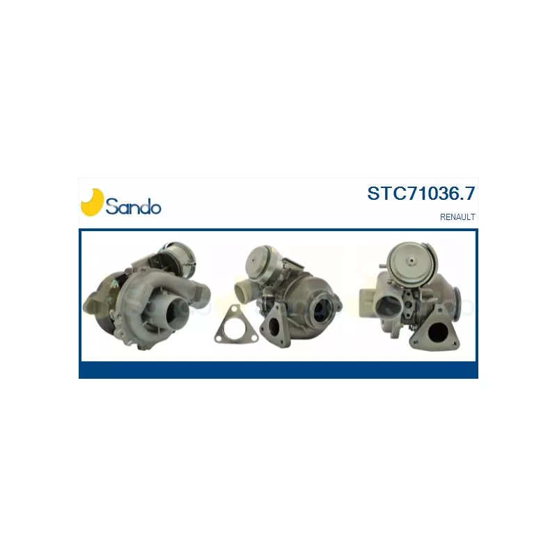 Turbocompresseur, suralimentation SANDO STC71036.7