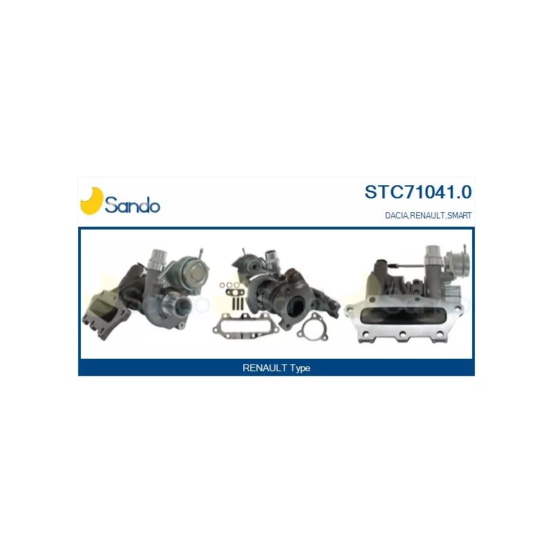 Turbocompresseur, suralimentation SANDO STC71041.0