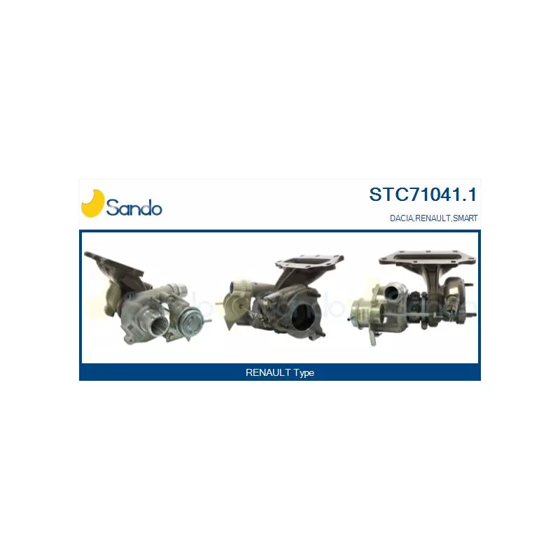Turbocompresseur, suralimentation SANDO STC71041.1