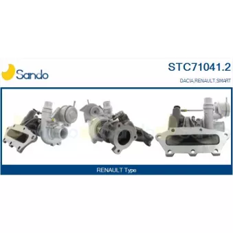 Turbocompresseur, suralimentation SANDO STC71041.2