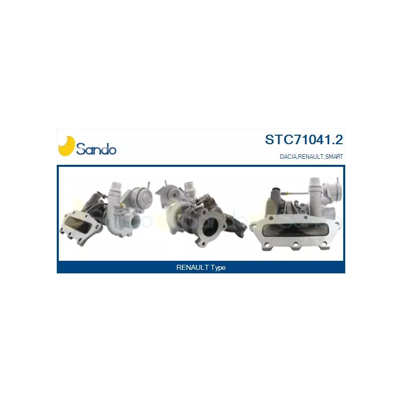 Turbocompresseur, suralimentation SANDO STC71041.2