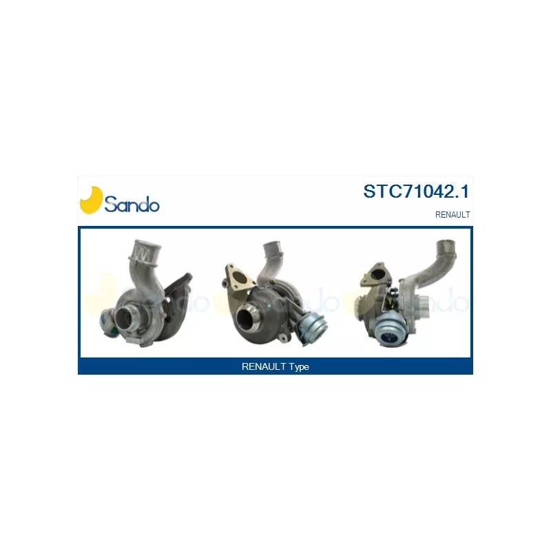 Turbocompresseur, suralimentation SANDO STC71042.1